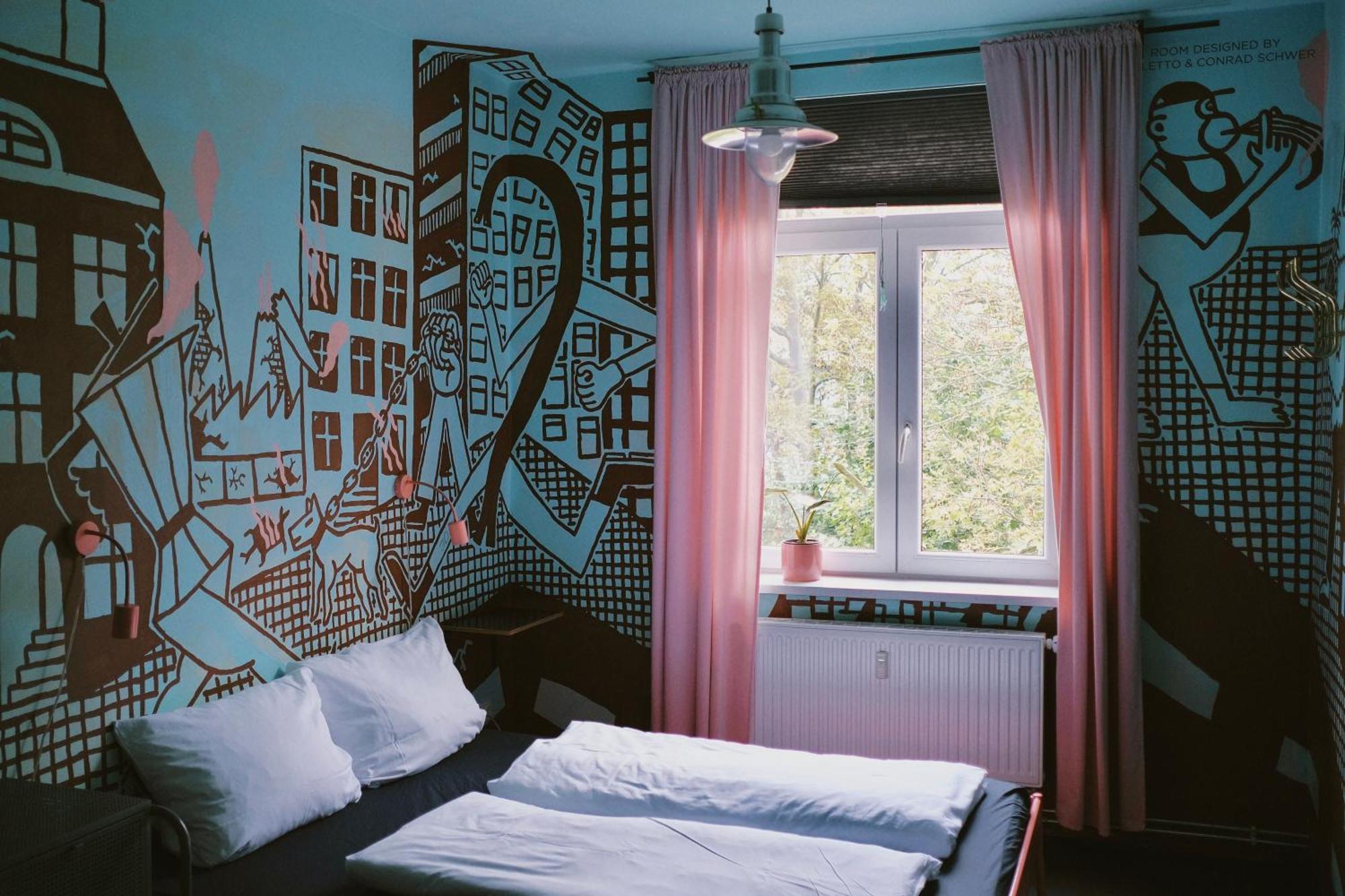 Hostel&Garten Eden Leipzig Buitenkant foto